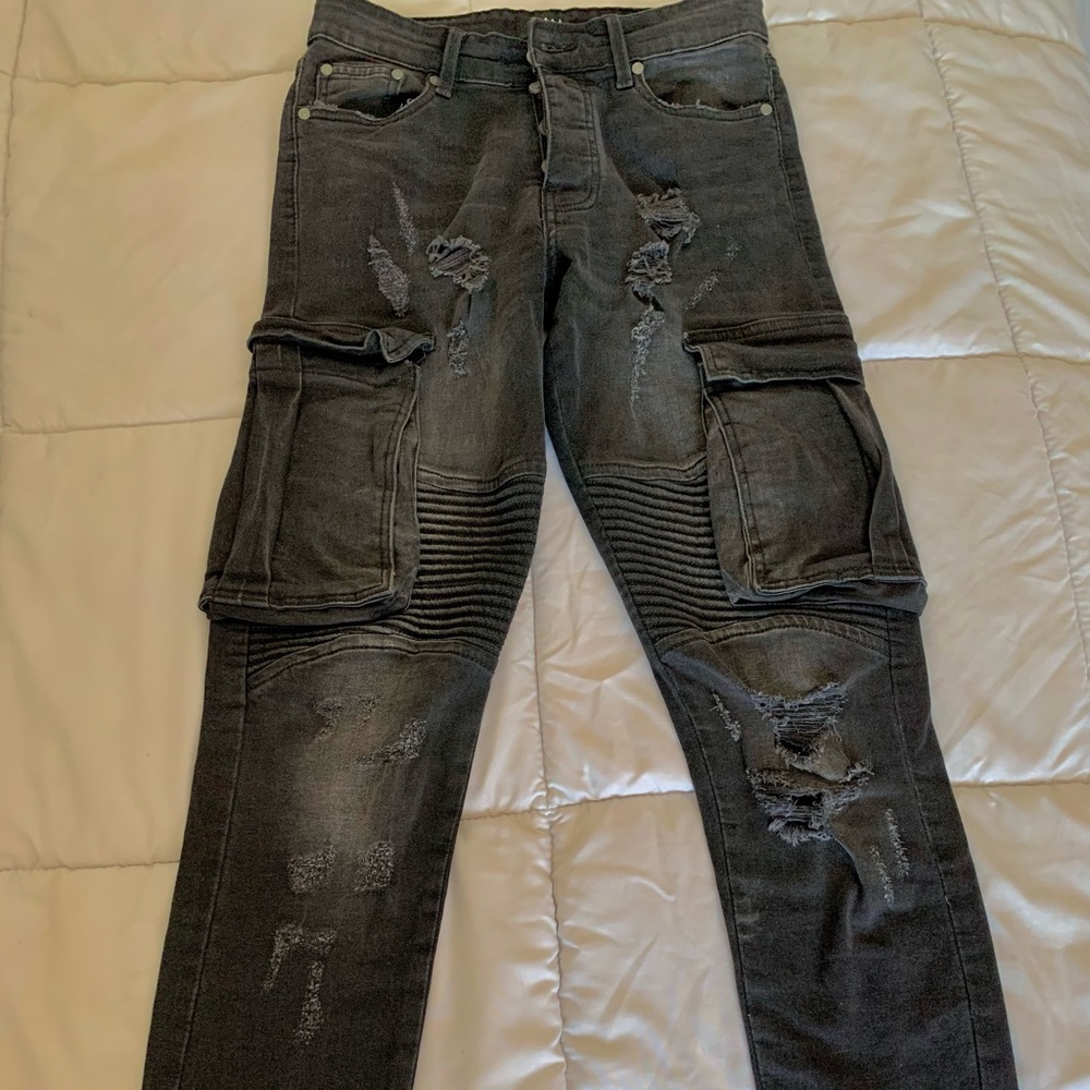 Black Ripped Jeans 👖 Men
